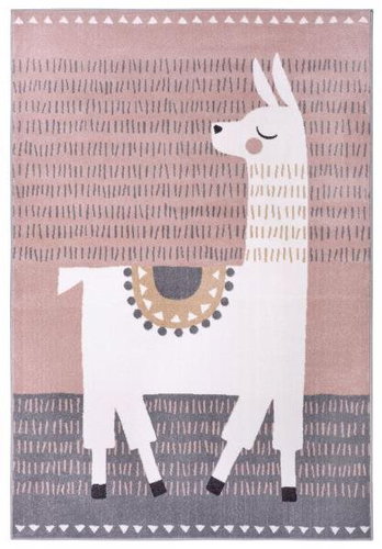Detský koberec New Adventures 105322 Pastel pink Gray 80 × 150 cm - Koberec - Hlavný obrázok