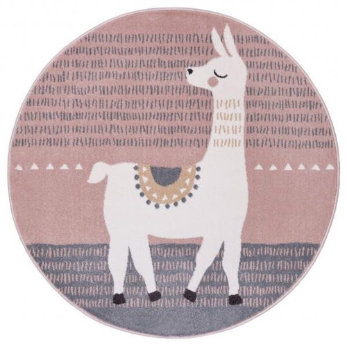 Detský koberec New Adventures 105326 Pastel pink Gray 80 × 80 o cm - Koberec - Hlavný obrázok