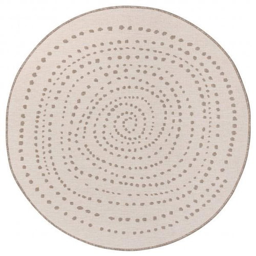 Kusový koberec Twin-Wendeteppiche 105414 Linen kruh 140 × 140 o cm - Koberec - Main image