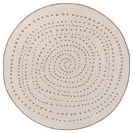 Kusový koberec Twin-Wendeteppiche 105414 Linen kruh 140 × 140 cm - Koberec