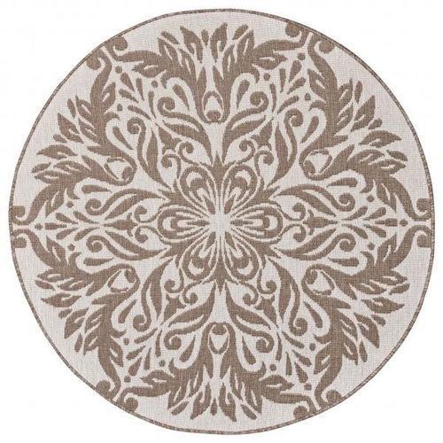 Kusový koberec Twin Supreme 105454 Madrid Linen kruh 200 × 200 o cm - Koberec - Hlavný obrázok