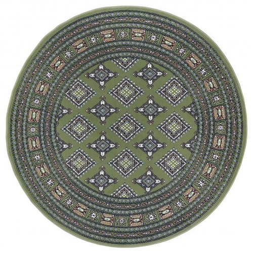 Kusový koberec Mirkan 105501 Green kruh 160 × 160 o cm - Koberec - Main image