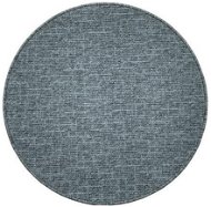 Kusový koberec Alassio modrošedý kulatý - Koberec