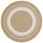 Kusový koberec Braided 105556 Creme Beige kruh 150 × 150 o cm - Koberec