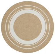 Kusový koberec Braided 105556 Creme Beige kruh - Koberec