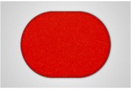 Kusový červený koberec Eton ovál - Koberec