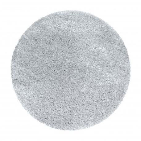 Kusový koberec Brilliant Shaggy 4200 Silver kruh 80 × 80 o cm - Koberec - Main image