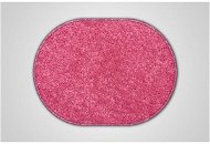 Kusový růžový koberec Eton ovál - Koberec