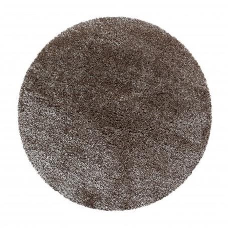 Kusový koberec Brilliant Shaggy 4200 Taupe kruh 120 × 120 o cm - Koberec - Main image