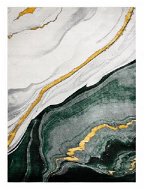 Kusový koberec Emerald 1017 green and gold 140 × 190 cm - Koberec