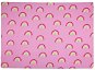 Dětský pěnový koberec Pink rainbows 100 × 140 cm - Koberec