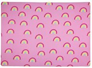 Dětský pěnový koberec Pink rainbows 100 × 140 cm - Koberec