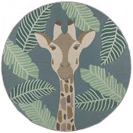 Kusový koberec Dauntless Eric Giraffe Blue 160 × 160 cm - Koberec