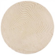 Kusový koberec Patna Channel Ivory kruh 160 × 160 o cm - Koberec