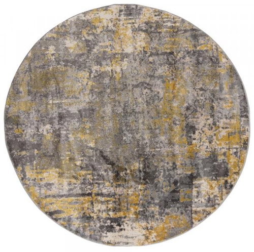 Kusový koberec Cocktail Wonderlust Grey/Ochre kruh 160 × 160 o cm - Koberec - Main image