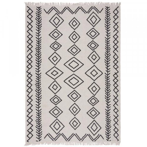 Kusový koberec Deuce Edie Recycled Rug Monochrome/Black 160 × 230 cm - Koberec - Main image