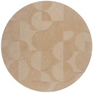 Kusový koberec Moderno Gigi Natural kruh 160 × 160 o cm - Koberec