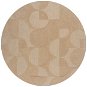 Kusový koberec Moderno Gigi Natural kruh 160 × 160 o cm - Koberec