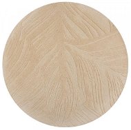 Kusový koberec Solace Lino Leaf Natural kruh 160 × 160 o cm - Koberec
