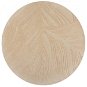 Kusový koberec Solace Lino Leaf Natural kruh 160 × 160 cm - Koberec