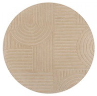 Kusový koberec Solace Zen Garden Natural kruh 160 × 160 o cm - Koberec