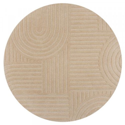 Kusový koberec Solace Zen Garden Natural kruh 160 × 160 o cm - Koberec - Main image