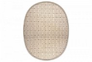 Kusový koberec Udinese béžový ovál 160 × 240 cm - Koberec
