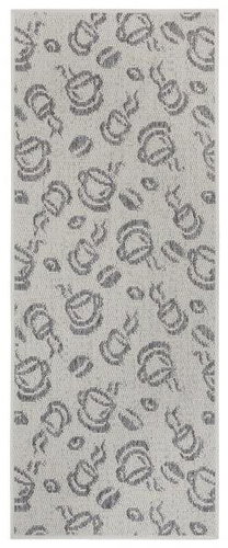 Běhoun Cucina Coffee Cups 105621 Cream Grey 62 × 150 cm - Koberec - Main image