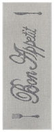 Běhoun Cucina Bon Appetit 105624 Cream Grey 62 × 150 cm - Koberec