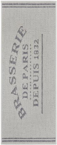 Běhoun Cucina Brasserie de Paris 105625 Cream Grey 62 × 150 cm - Koberec - Main image