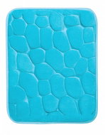 Protiskluzová koupelnová předložka 3D 0133 tyrkys - Bath Mat