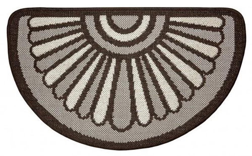 Protiskluzová rohožka Weave 105252 Taupe Brown Cream 50 × 80 cm - Rohožka - Main image