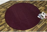 Kusový koberec Nasty 102368 Brombeer Violett kruh 200 × 200 cm - Koberec