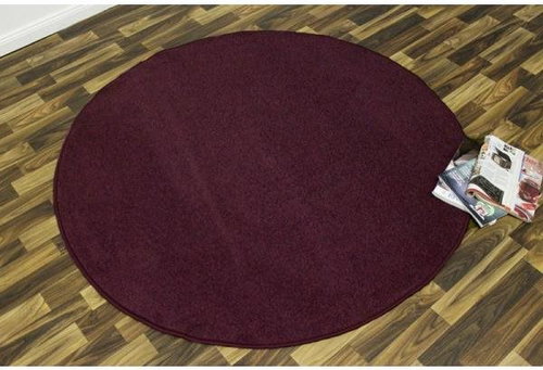 Kusový koberec Nasty 102368 Brombeer Violett kruh 200 × 200 o cm - Koberec - Main image