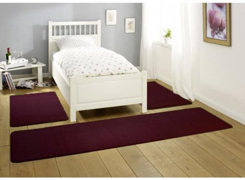Kobercová sada Nasty 102368 Brombeer Violett 70 × 140 cm 2 ×, 70 × 240 cm 1 × cm - Koberec - Main image