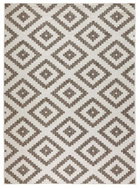 Kusový koberec Twin-Wendeteppiche 103133 braun creme 80 × 150 cm - Koberec