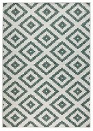 Kusový koberec Twin-Wendeteppiche 103131 grün creme 80 × 350 cm - Koberec