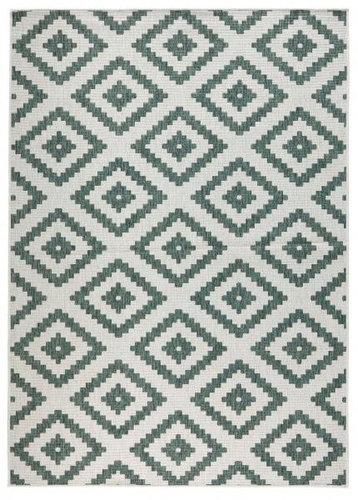 Kusový koberec Twin-Wendeteppiche 103131 grün creme 80 × 350 cm - Koberec - Main image