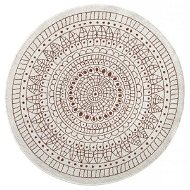 Kusový koberec Twin-Wendeteppiche 103102 creme terra kruh 100 × 100 o cm - Koberec