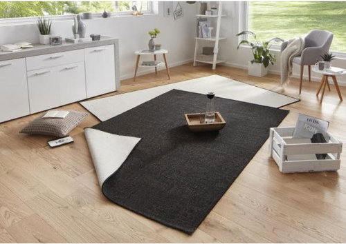 Kusový koberec Twin-Wendeteppiche 103096 schwarz creme 80 × 150 cm - Koberec - Main image