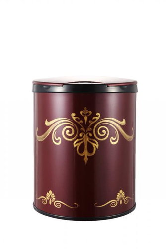 Golden Flower Stainless steel red sensorless 9 l - Contactless Waste Bin - Main image