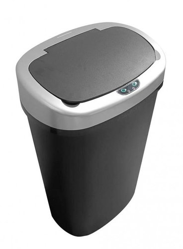 Touchless light plastic oval sensor 48 l - Contactless Waste Bin - Main image