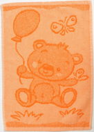 Profod detský uterák Bebé medvedík oranžový 30 × 50 cm - Uterák