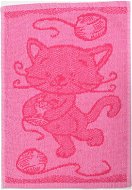 Profod detský uterák Bebé mačička ružový 30 × 50 cm - Uterák
