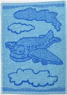 Profod detský uterák Bebé lietadlo modrý 30 × 50 cm - Uterák