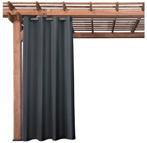 MyBestHome Montana dark grey 155 × 200 cm, 1 piece - Drape - Main image