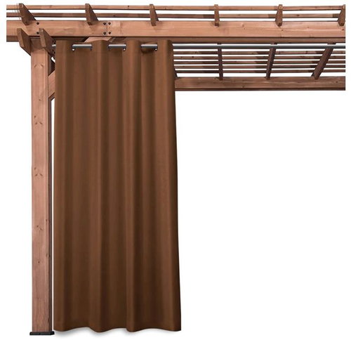 MyBestHome Montana brown 155 × 220 cm, 1 piece - Drape - Main image