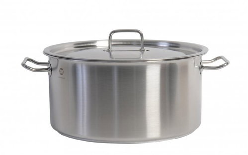 Metalac, Casserole with lid 38 cm, 30 l, INOX PROFESSIONAL - Casserole Pot - Main image