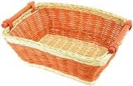 DOMMIO Košík ratanový oranžový/přírodní 28 × 18 cm - Bread Basket