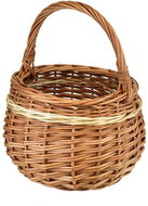 DOMMIO Košíček kulatý Bolerko s pruhem - Wicker Basket